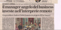 The angel manager of the business is investing in remote interpreting